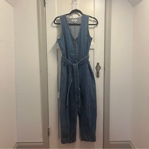 Madewell denim jumpsuit